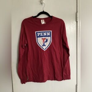UPenn long sleeve College sweatshirt red size S